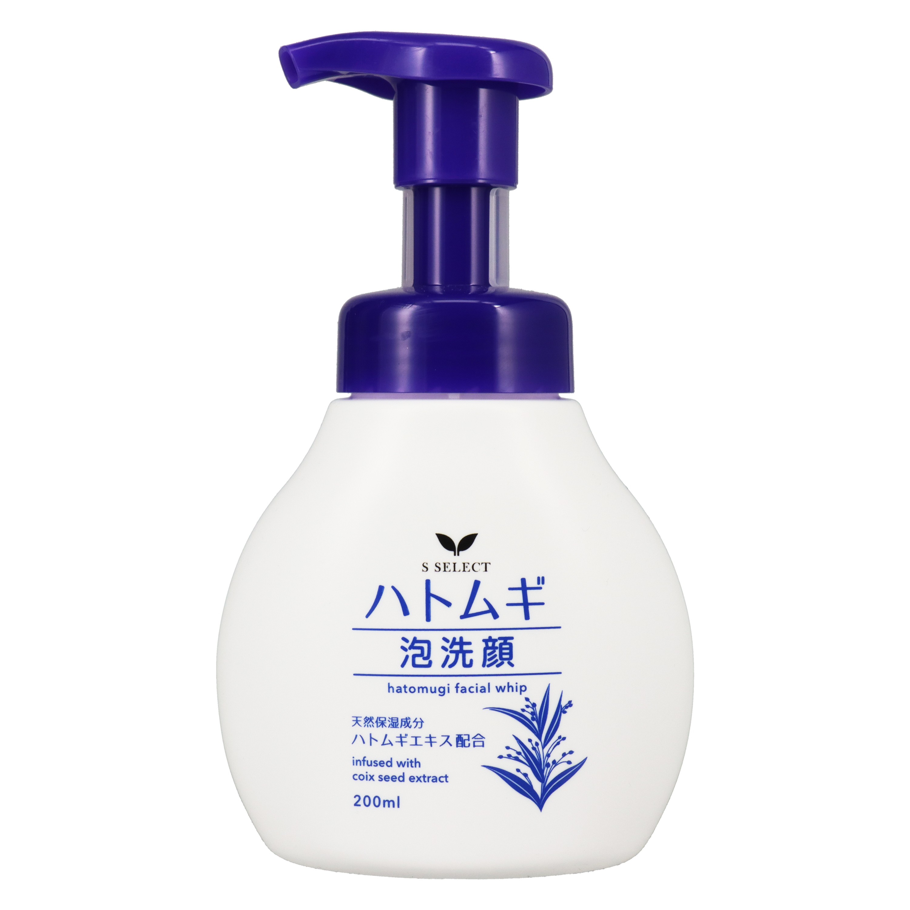 Sữa Rửa Mặt Tạo Bọt S Select Hatomugi Facial Whip 200ml